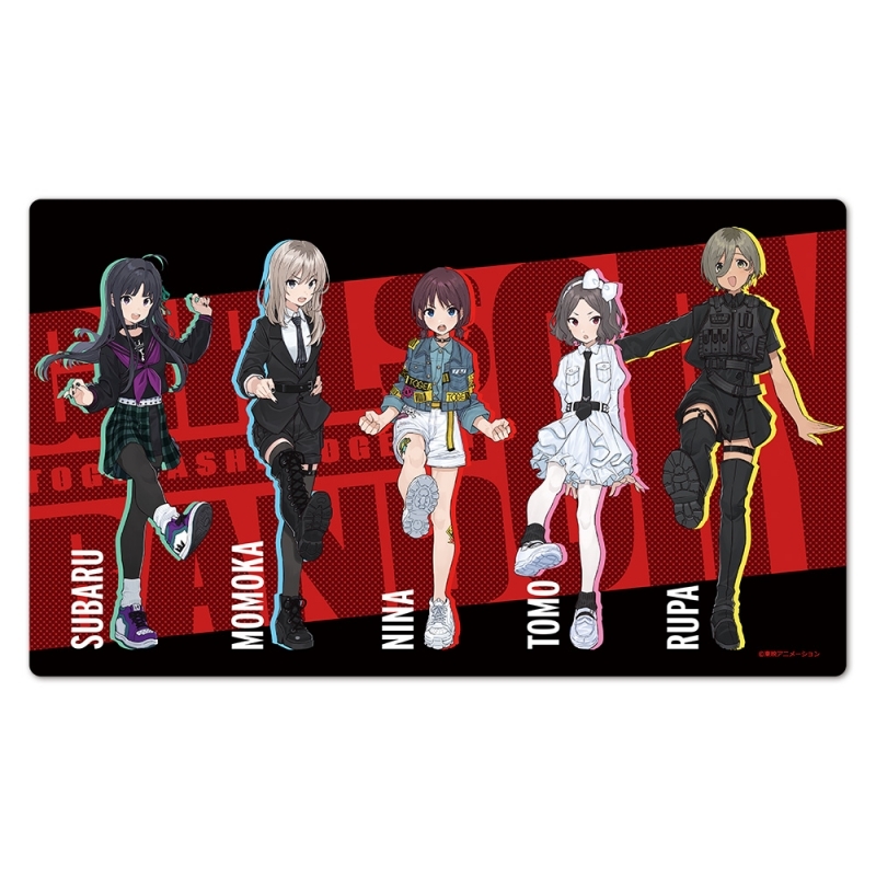 【グッズ-デスクマット】ガールズバンドクライ キャラクターラバーマット トゲナシトゲアリ vol.1