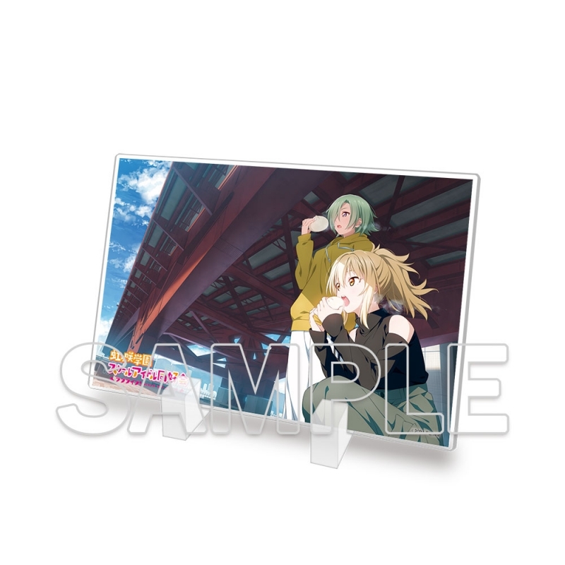 【グッズ-スタンドポップ】ラブライブ！虹ヶ咲学園スクールアイドル同好会 ミニアクリルプレート 愛＆ミア