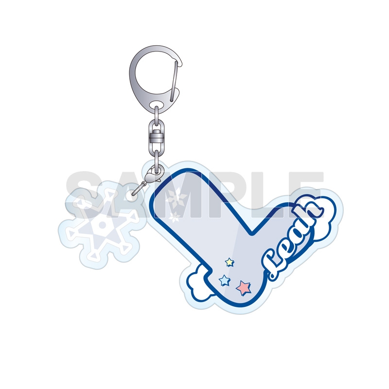 【グッズ-キーホルダー】ラブライブ！サンシャイン!! メンバーカラーアクリルイニシャルキーホルダー 鹿角 理亞【ゲーマーズ専売】