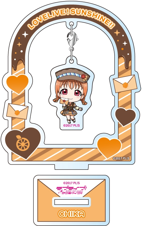 【グッズ-スタンドポップ】ラブライブ！サンシャイン!! ふらふらアクリルスタンド 高海千歌 メッセンジャー デフォルメ ver.【ゲーマーズ先行】