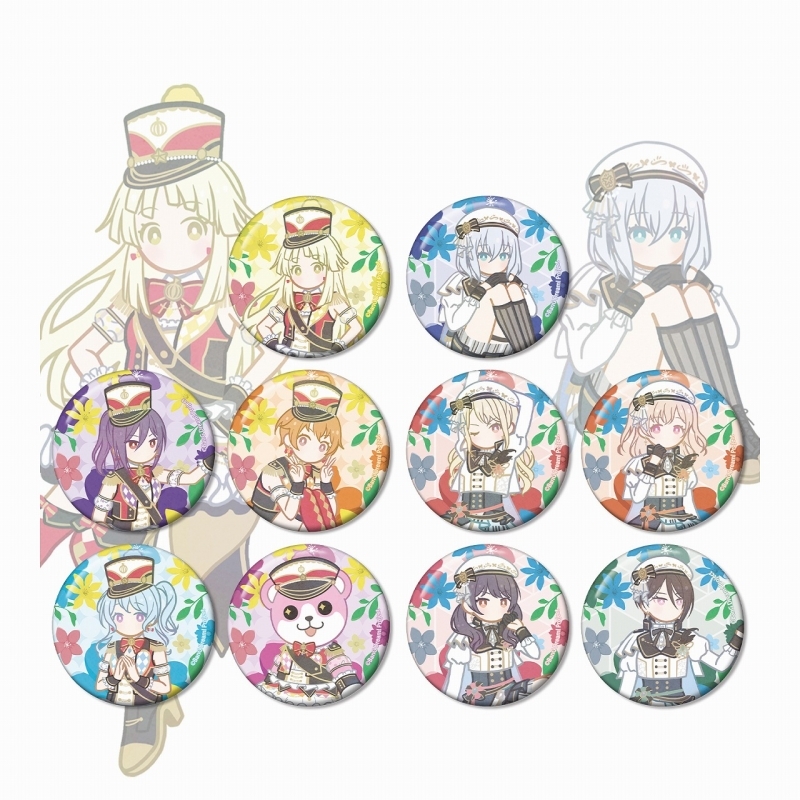 【グッズ-バッチ】BanG Dream! トレーディング Botania 缶バッジ ver.E