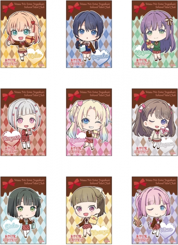 【グッズ-バッチ】ラブライブ！蓮ノ空女学院スクールアイドルクラブ スクエアカンバッジ プレゼント デフォルメ ver【ゲーマーズ先行】