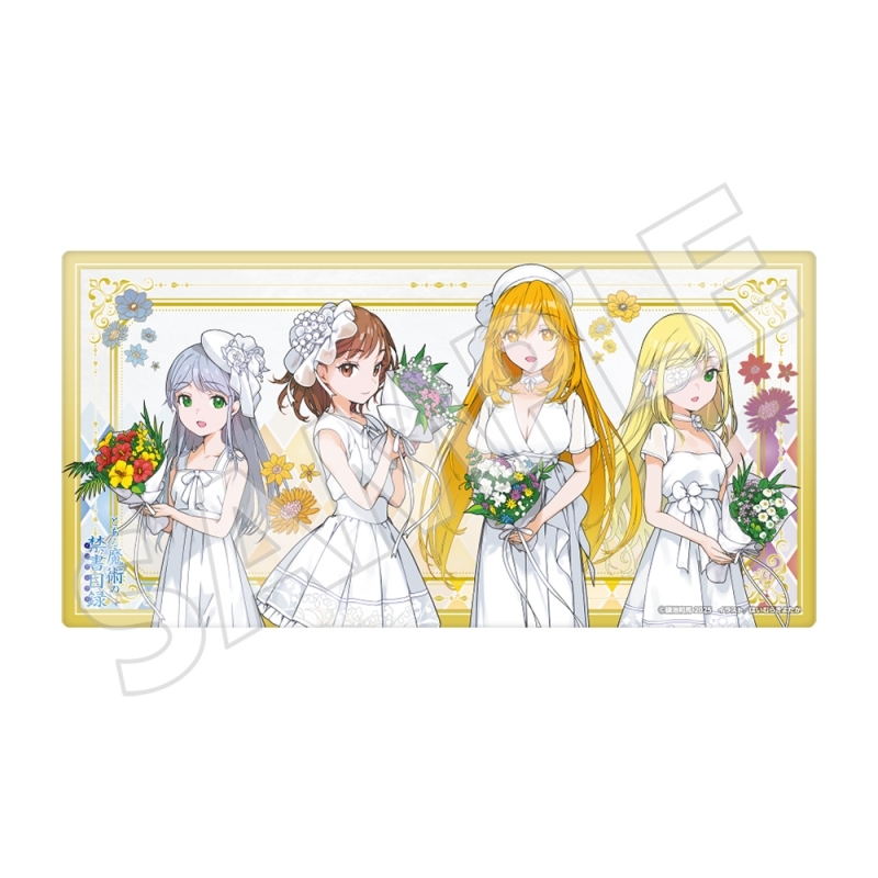 【グッズ-デスクマット】とある魔術の禁書目録 20周年記念 デスクマット Ver.ホワイトドレス