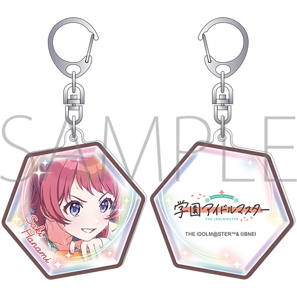 【グッズ-キーホルダー】学園アイドルマスター ピース風アクリルキーホルダー 花海咲季
