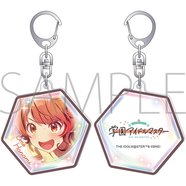 【グッズ-キーホルダー】学園アイドルマスター ピース風アクリルキーホルダー 花海佑芽