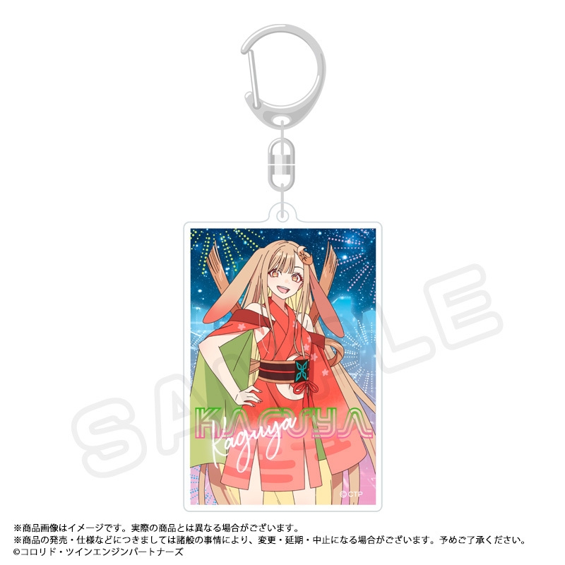 【グッズ-キーホルダー】超かぐや姫！ スクエアキーホルダー A かぐや【再販】