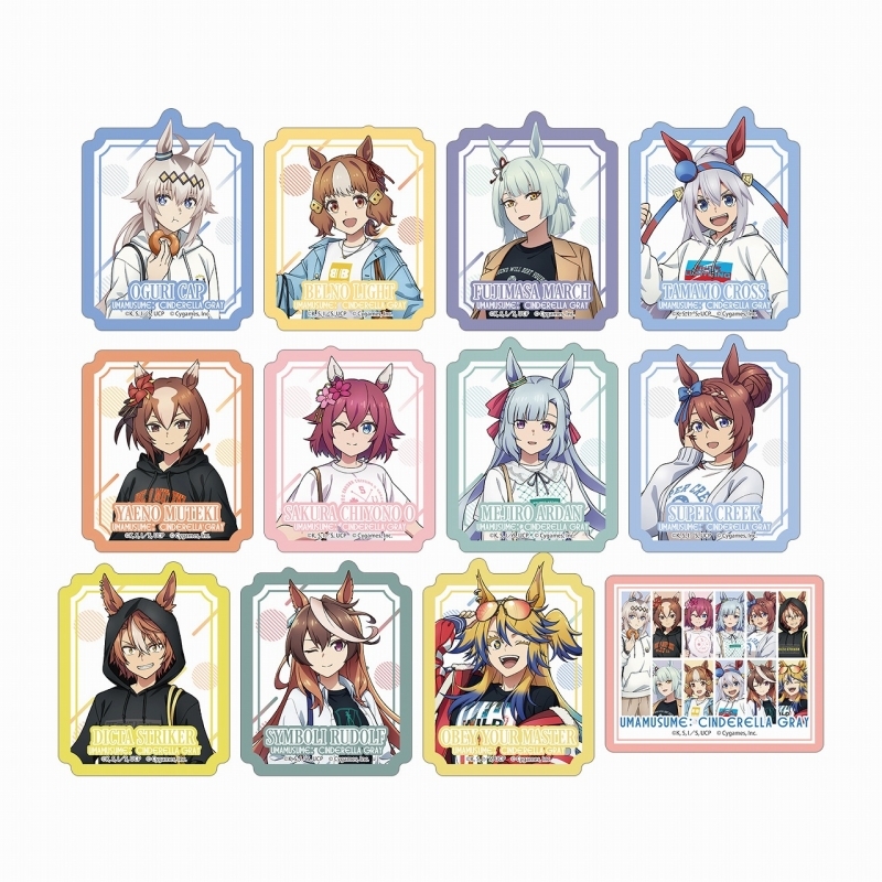 【グッズ-ステッカー】ウマ娘 シンデレラグレイ トレーディングダイカットステッカー POP UP SHOP in マルイ