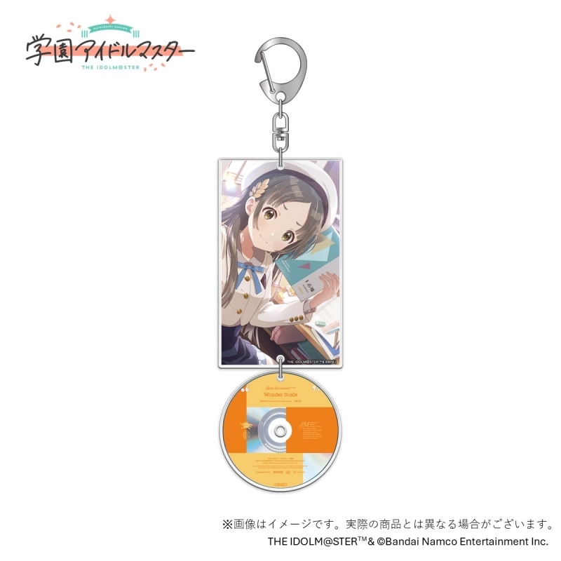 【グッズ-キーホルダー】学園アイドルマスター 初星学園レトロコレクション公式8cmCD風アクリルキーホルダー 倉本千奈