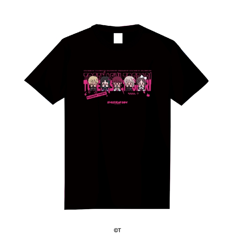 【グッズ-Tシャツ】ガールズバンドクライ Tシャツ L 01.集合