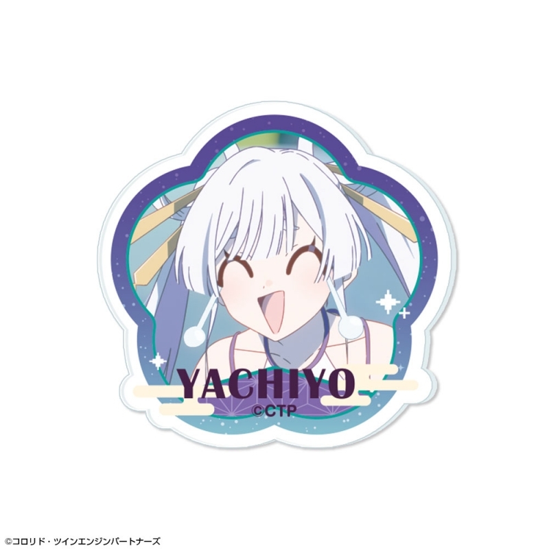 【グッズ-バッチ】超かぐや姫！ アクリルバッジ デザイン10(月見ヤチヨ)