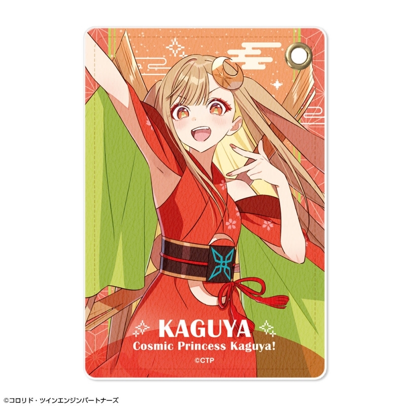 【グッズ-パスケース】超かぐや姫！ レザーパスケース デザイン02(かぐや/VR)