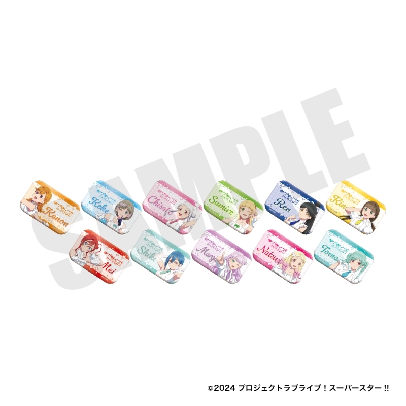 【グッズ-バッチ】ラブライブ！スーパースター!! スクエア缶バッジ