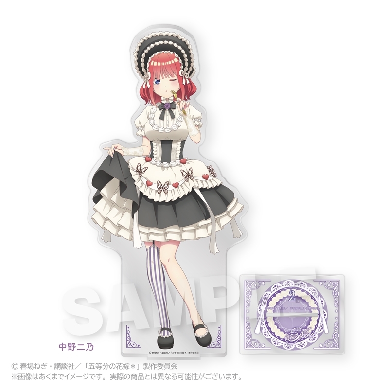 【グッズ-スタンドポップ】五等分の花嫁＊ 特大アクリルスタンド スイーツロリータver. 中野二乃