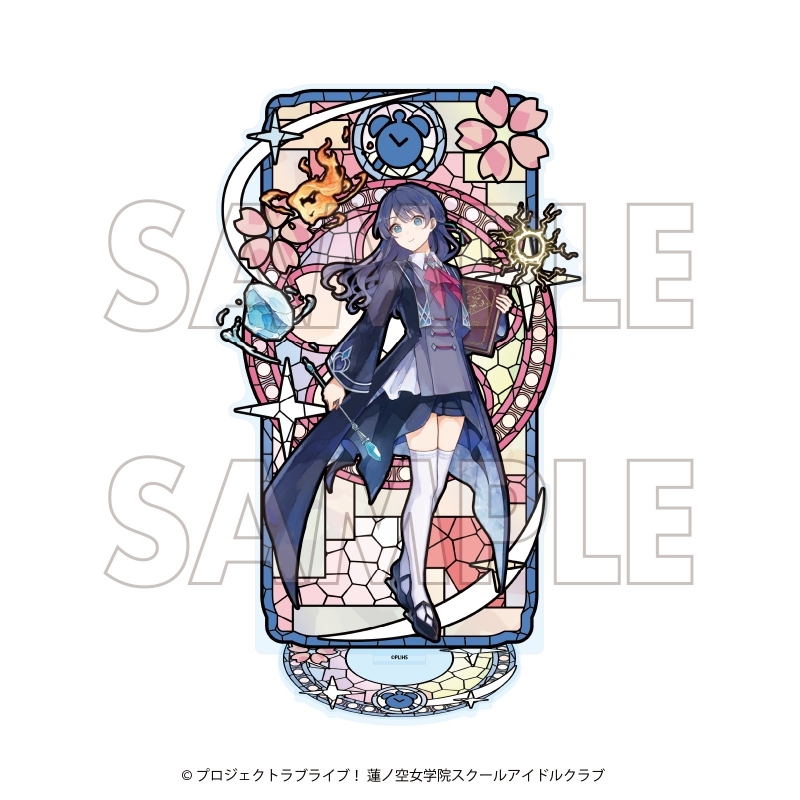 【グッズ-スタンドポップ】ラブライブ!蓮ノ空女学院スクールアイドルクラブ×石川県コラボ第四弾 ステンドグラスアクリルスタンド 村野 さやか