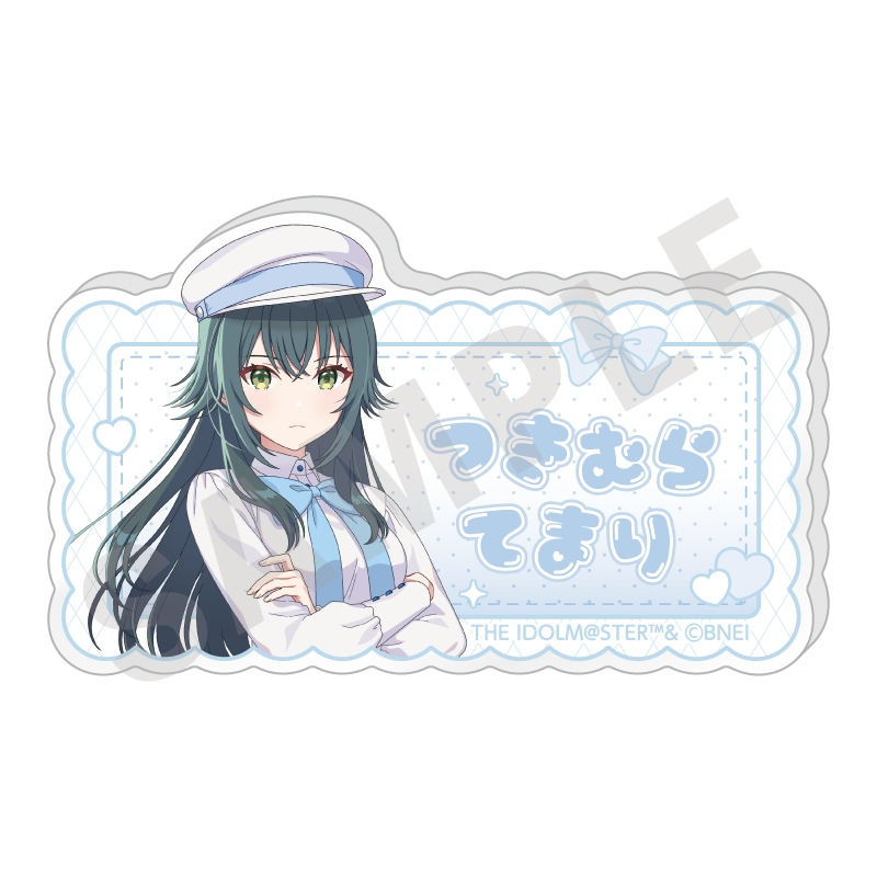 【グッズ-バッチ】学園アイドルマスター ネームバッジ（月村 手毬）
