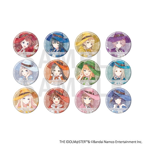 【グッズ-バッチ】学園アイドルマスター ホログラム缶バッジ(57mm) 03/魔法使いver. トレーディング(全12種)(描き下ろしイラスト)