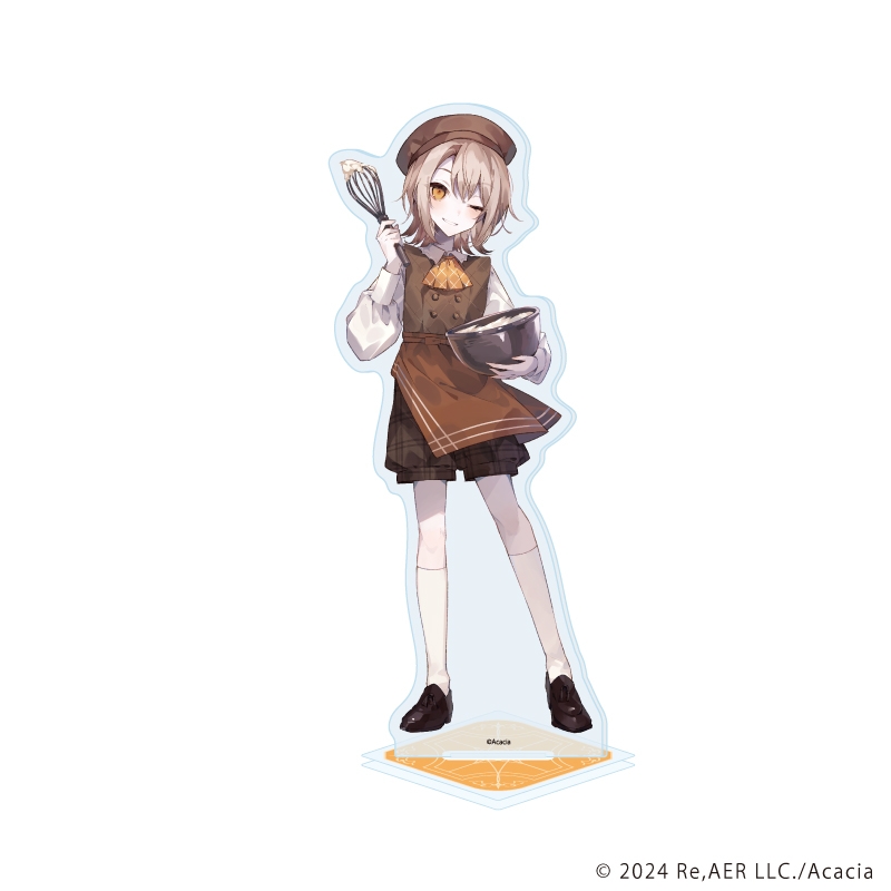 【グッズ-スタンドポップ】魔法少女ノ魔女裁判 アクリルスタンド 05/蓮見レイア カフェ店員ver.(描き下ろしイラスト)