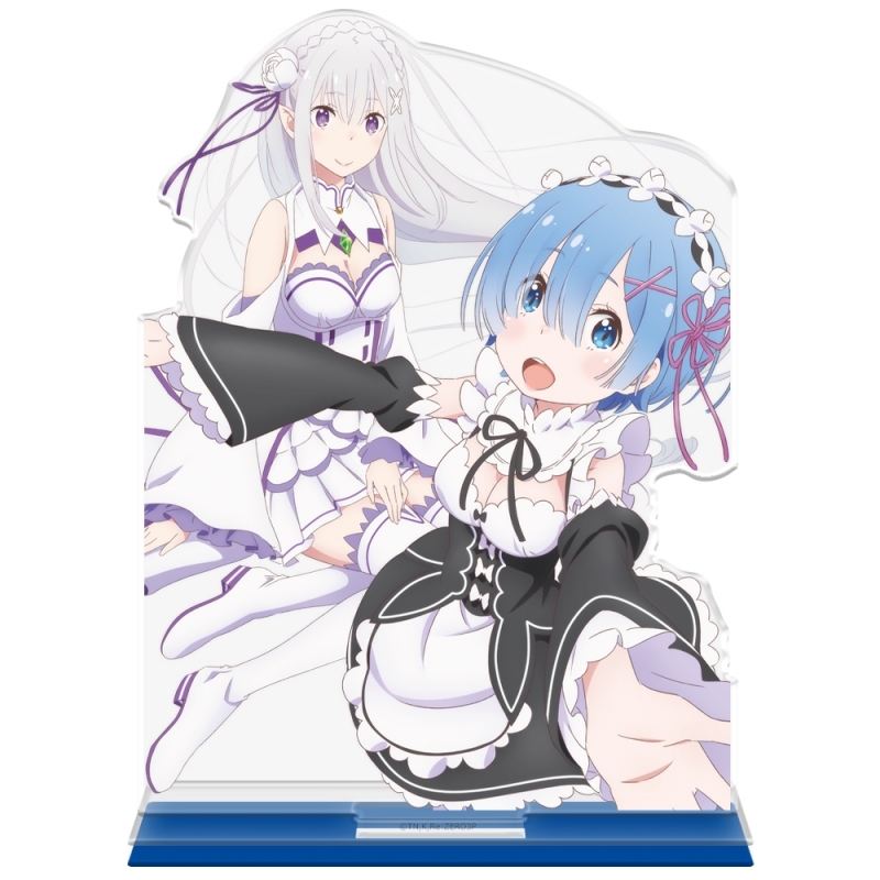 【グッズ-スタンドポップ】Re:ゼロから始める異世界生活 アクリルキャラスタンド エミリア&レム