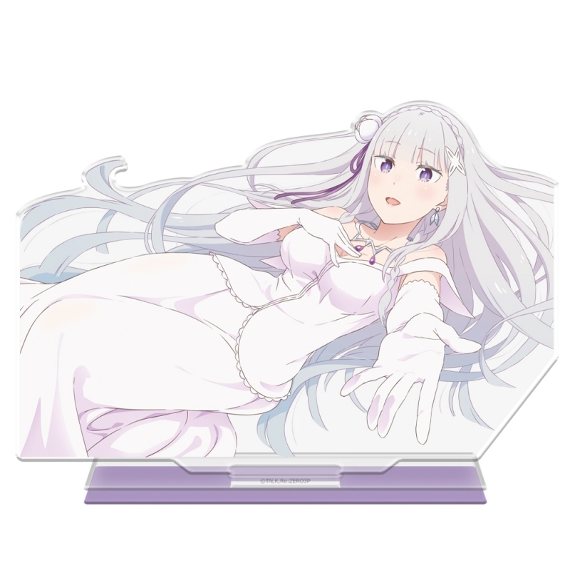【グッズ-スタンドポップ】Re:ゼロから始める異世界生活 アクリルキャラスタンド エミリア ウェディングドレスver.