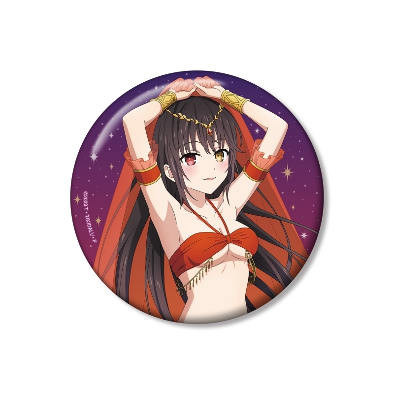 【グッズ-バッチ】デート・ア・ライブV 描き下ろし 時崎狂三 踊り子ver. 100mm缶バッジ