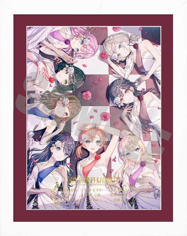 【グッズ-ボード】ラブライブ！蓮ノ空女学院スクールアイドルクラブ箔押し入り105期メモリアルキャラファイングラフ