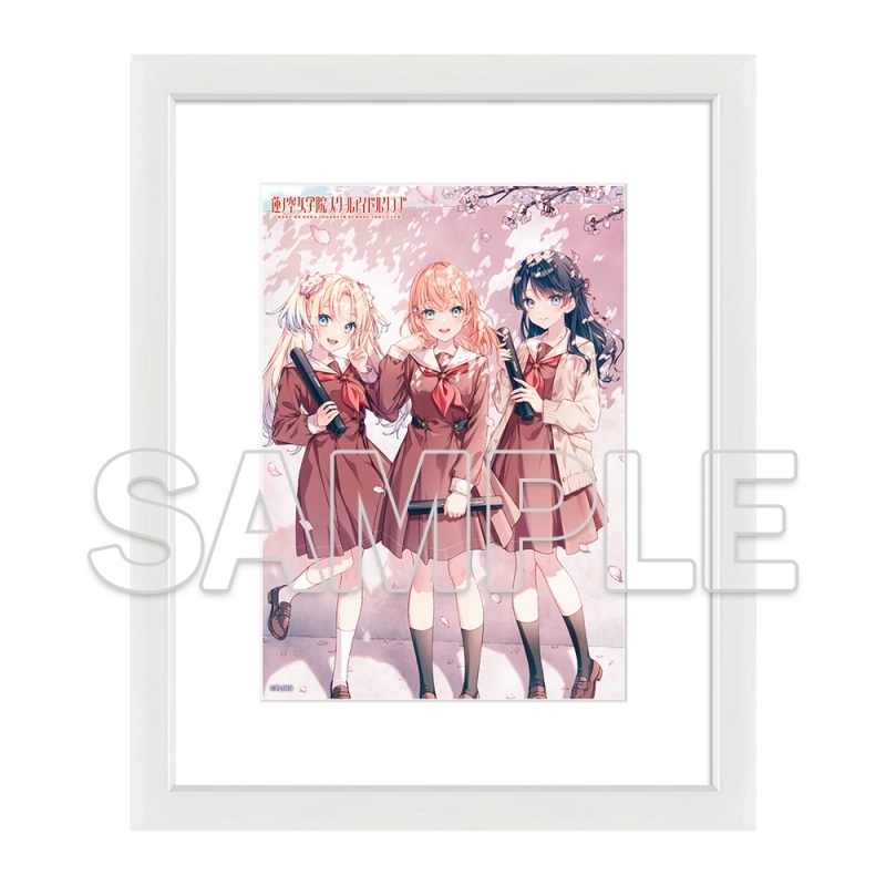 【グッズ-ボード】『ラブライブ！蓮ノ空女学院スクールアイドルクラブ』A5キャラファイングラフ 花帆＆さやか＆瑠璃乃