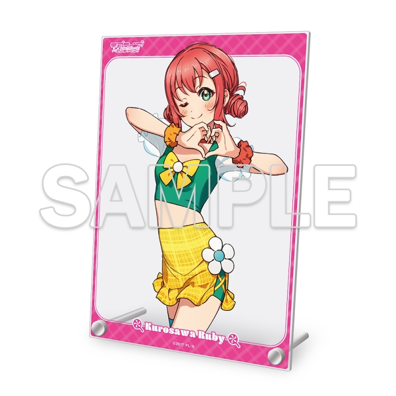 【グッズ-スタンドポップ】ラブライブ！サンシャイン!! A5アクリルパネル Aqours 黒澤ルビィ