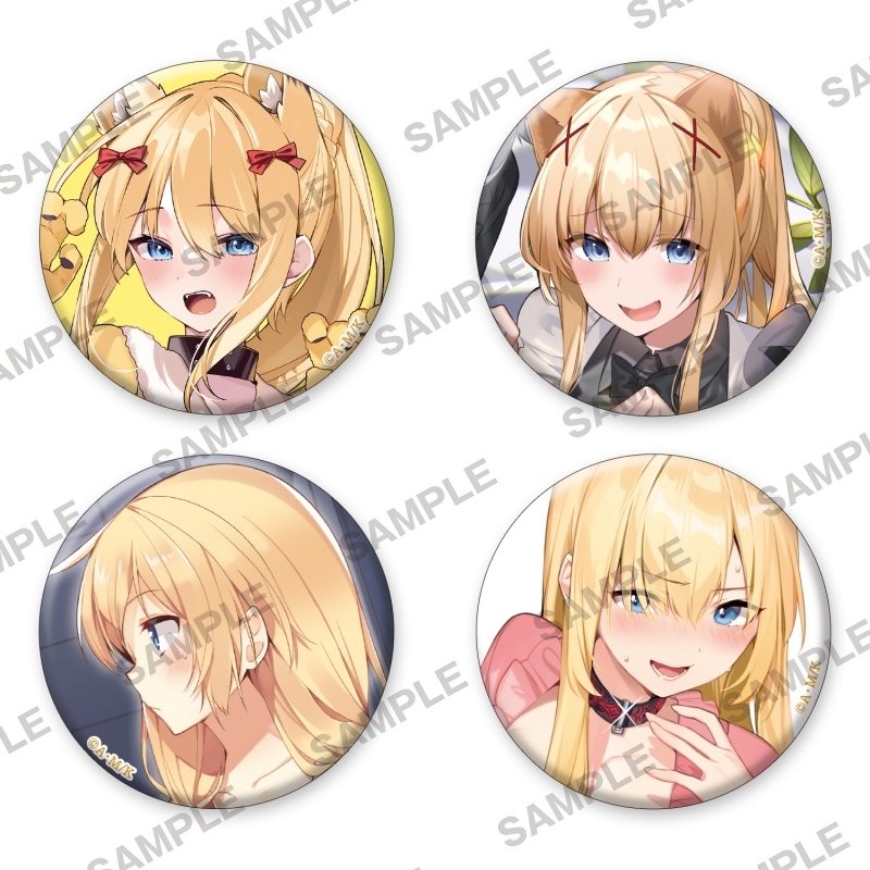 【グッズ-バッチ】この素晴らしい世界に祝福を！ 誕生祭2025 缶バッジ4個セット ダクネス
