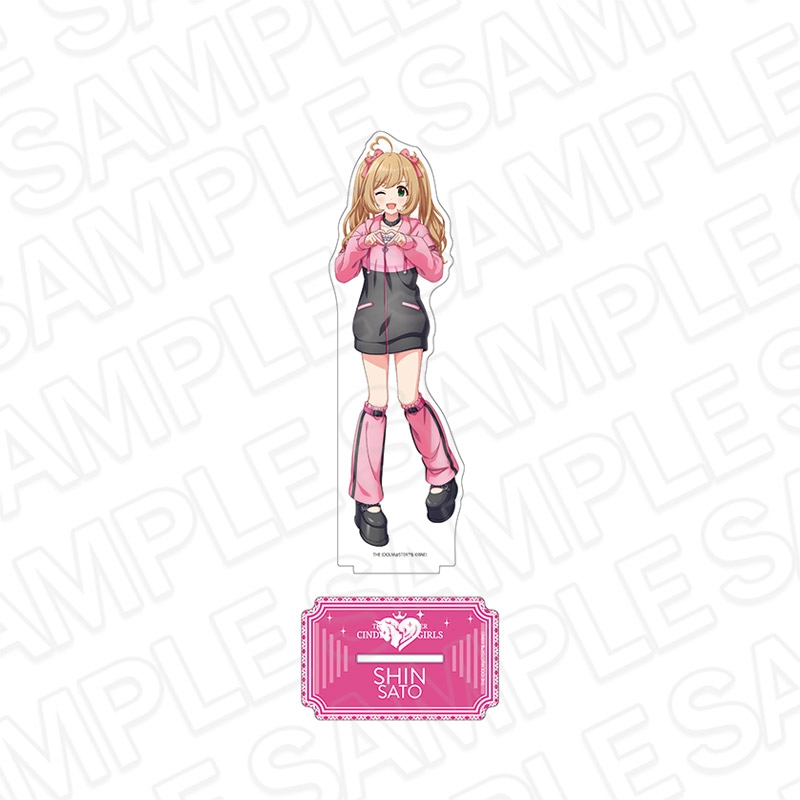 【グッズ-スタンドポップ】アイドルマスター シンデレラガールズ デカアクリルスタンド 佐藤心 サブカルファッション ver.