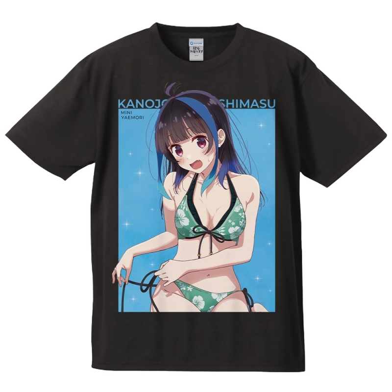 【グッズ-Tシャツ】彼女、お借りします Tシャツ 八重森みに 水着ver. Lサイズ