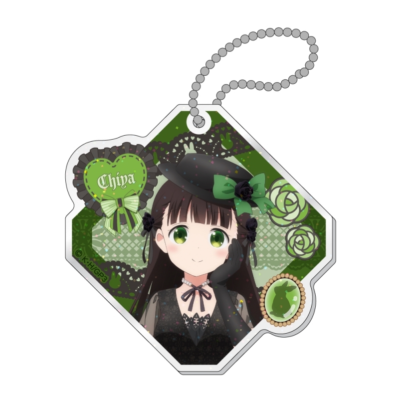 【グッズ-キーホルダー】ご注文はうさぎですか？ BLOOM ラメ入りアクリルキーホルダー / 千夜