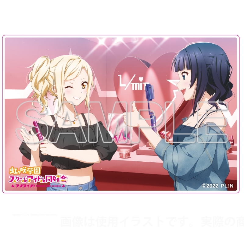 【グッズ-スタンドポップ】ラブライブ！虹ヶ咲学園スクールアイドル同好会 ミニアクリルプレート 果林＆愛