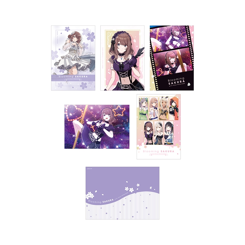【グッズ-ポストカード】ポールプリンセス!! ～Blooming SAKURA～ ポストカードセット 紫藤 サナ