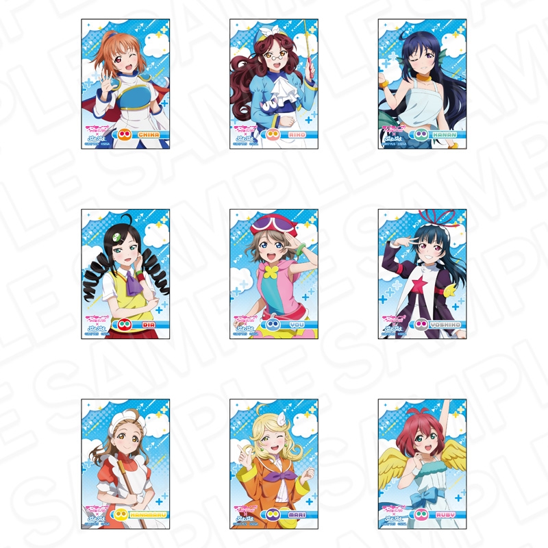 【グッズ-バッチ】ラブライブ！サンシャイン!!×ぷよぷよ スクエアカンバッジ
