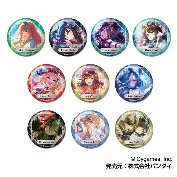 【グッズ-バッチ】ウマ娘 プリティーダービー CANバッジVol.7 A