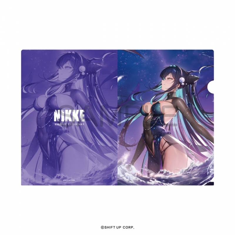 【グッズ-クリアファイル】勝利の女神：NIKKE クリアファイル リトルマーメイド - アビスフラワー