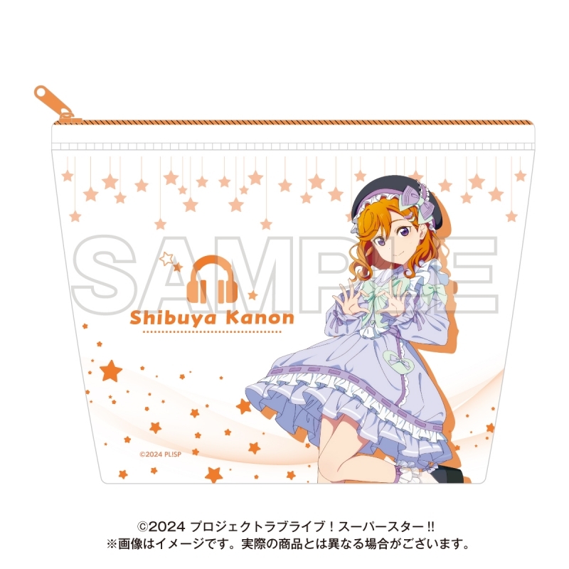 【グッズ-ポーチ】ラブライブ！スーパースター!! ゆめかわガーリーcollection 2025 クリアポーチ 澁谷かのん