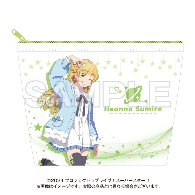 【グッズ-ポーチ】ラブライブ！スーパースター!! ゆめかわガーリーcollection 2025 クリアポーチ 平安名すみれ