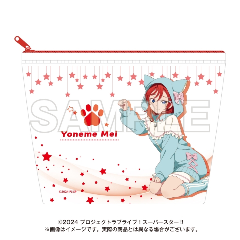【グッズ-ポーチ】ラブライブ！スーパースター!! ゆめかわガーリーcollection 2025 クリアポーチ 米女メイ