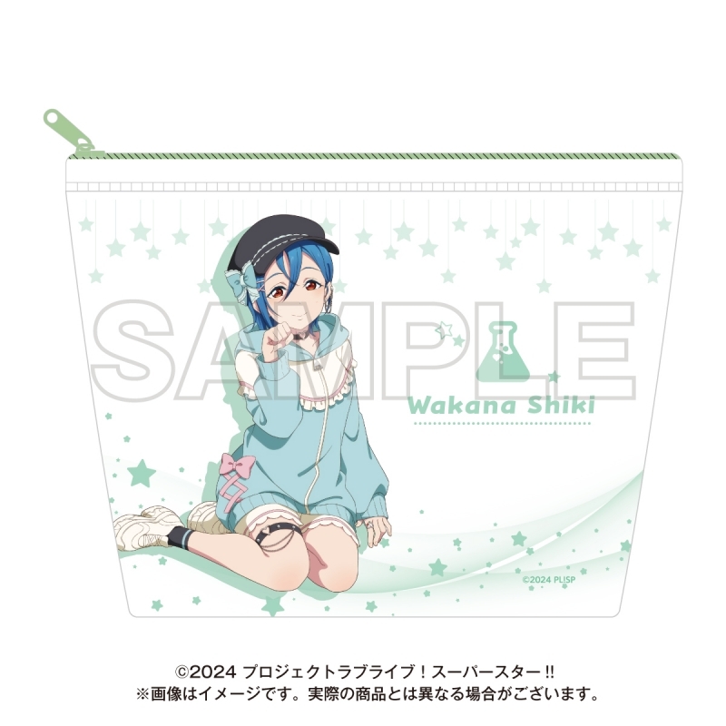 【グッズ-ポーチ】ラブライブ！スーパースター!! ゆめかわガーリーcollection 2025 クリアポーチ 若菜四季