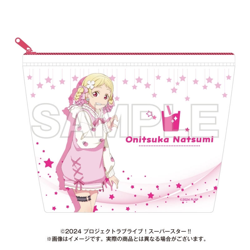 【グッズ-ポーチ】ラブライブ！スーパースター!! ゆめかわガーリーcollection 2025 クリアポーチ 鬼塚夏美
