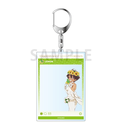 【グッズ-キーホルダー】負けヒロインが多すぎる！ SNS風アクリルキーホルダー 焼塩檸檬 1st anniversary ver.【催事商品】