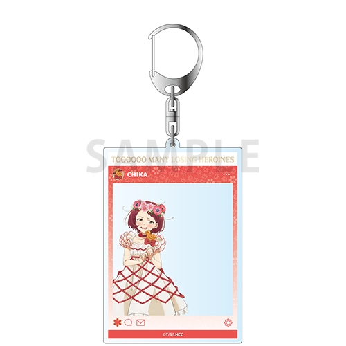 【グッズ-キーホルダー】負けヒロインが多すぎる！ SNS風アクリルキーホルダー 小鞠知花 1st anniversary ver.【催事商品】