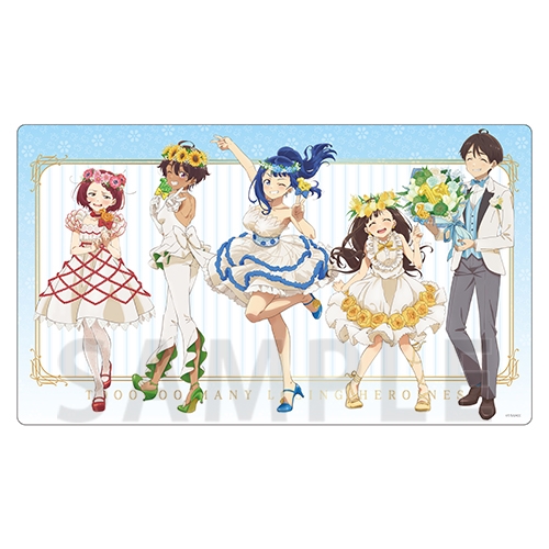 【グッズ-デスクマット】負けヒロインが多すぎる！ ラバーデスクマット 1st anniversary ver.【催事商品】