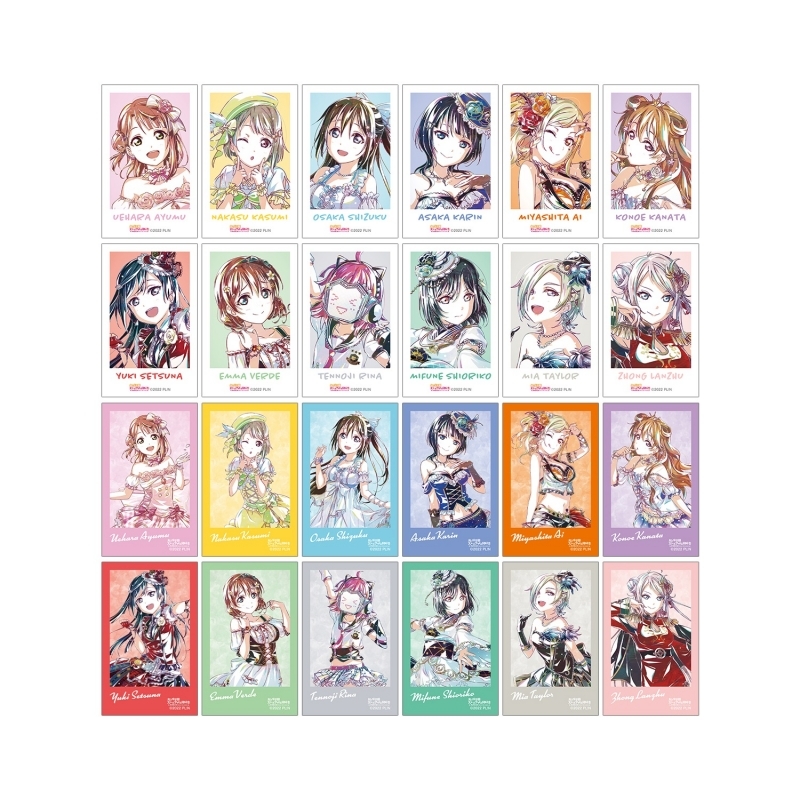 【グッズ-カード】ラブライブ！虹ヶ咲学園スクールアイドル同好会 トレーディング Ani-Art 第2弾 インスタントカメラ風イラストカード2枚セット