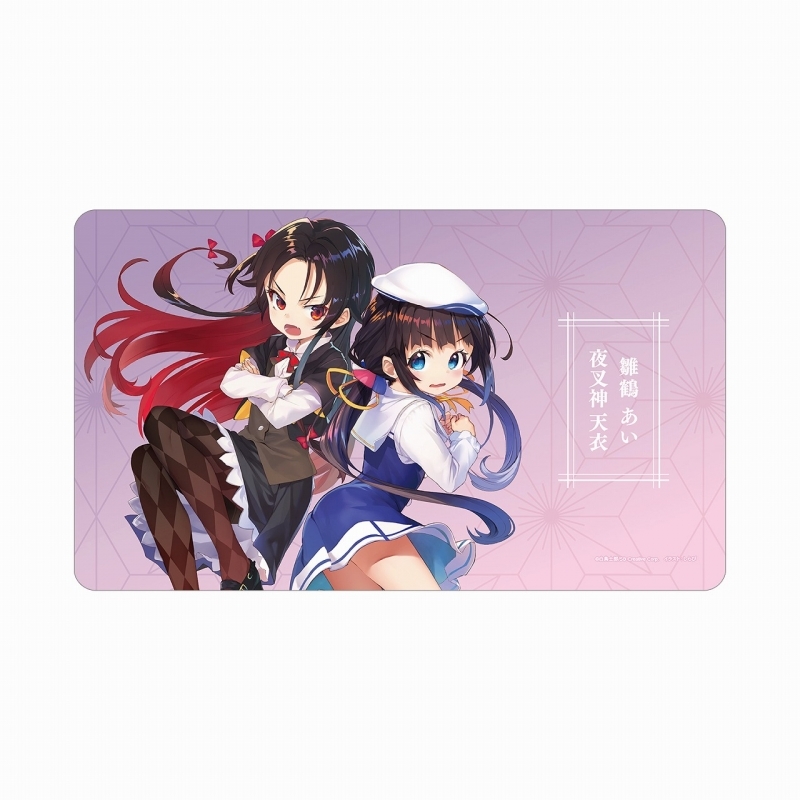【グッズ-デスクマット】りゅうおうのおしごと！ 雛鶴 あい&夜叉神 天衣 原作イラスト マルチデスクマット