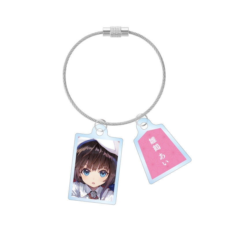 【グッズ-キーホルダー】りゅうおうのおしごと！ 雛鶴 あい 原作イラスト 2連ワイヤーアクリルキーホルダー