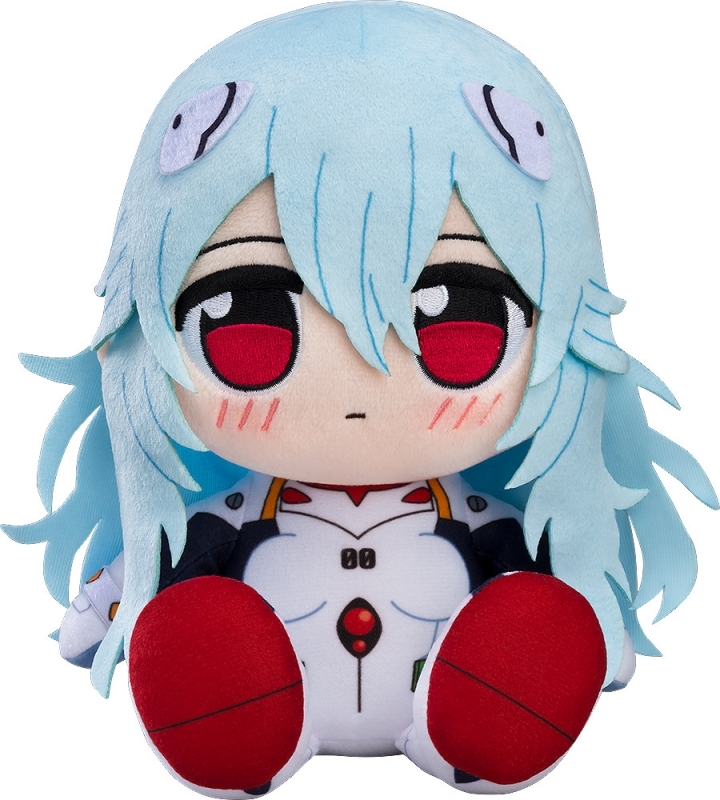 【グッズ-ぬいぐるみ】ヱヴァンゲリヲン新劇場版 くりぱん ぬいぐるみ 綾波 レイ ロング（ロングヘア：白プラグスーツ）