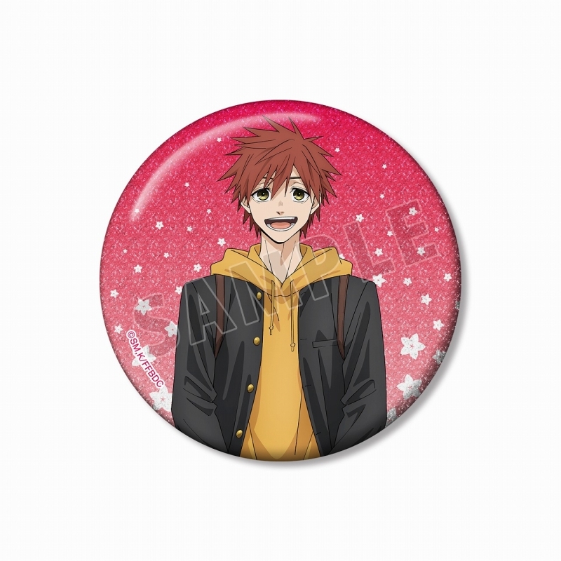 【グッズ-バッチ】薫る花は凛と咲く 宇佐美翔平 75mmグリッター缶バッジ