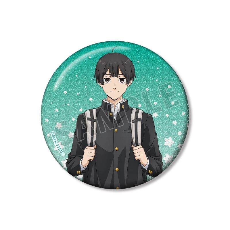 【グッズ-バッチ】薫る花は凛と咲く 依田絢斗 75mmグリッター缶バッジ